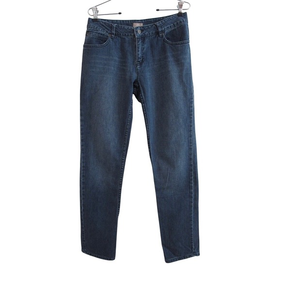 J. Jill Denim - J. Jill Weekender Women 4 Medium Wash Straight Leg 100% Cotton Denim Jeans